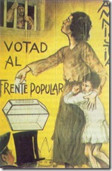 La propaganda del Frente Popular giró en torno a la amnestía de los detenidos de Asturias