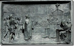 Proceso a Giordano Bruno, bronce de Etorre Ferrari. Campo de'Fiori, Roma