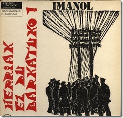 Herriak ez du barkatuko (1975); front by Agustín Ibarrola